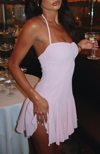 Think I'm In Love Mini Dress Pink