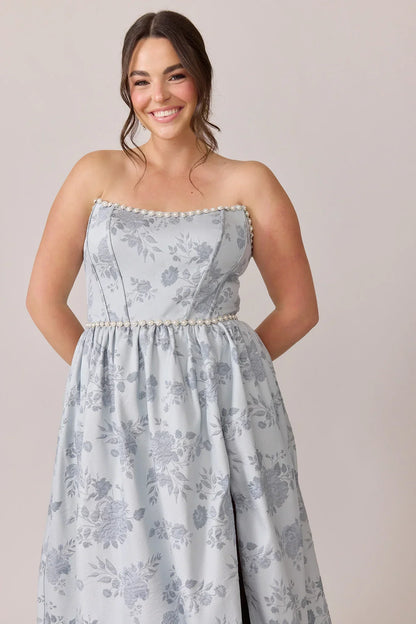 Ellapink Luxe Jacquard Dress | Made To Order