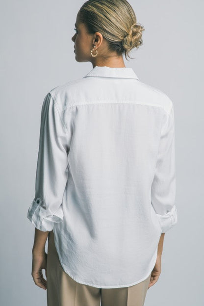 Brianna Button down top