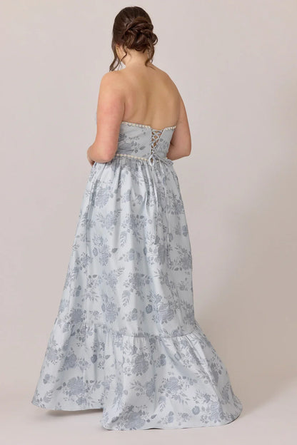 Ellapink Luxe Jacquard Dress | Made To Order