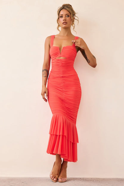 Eternal Muse Maxi Dress - Red