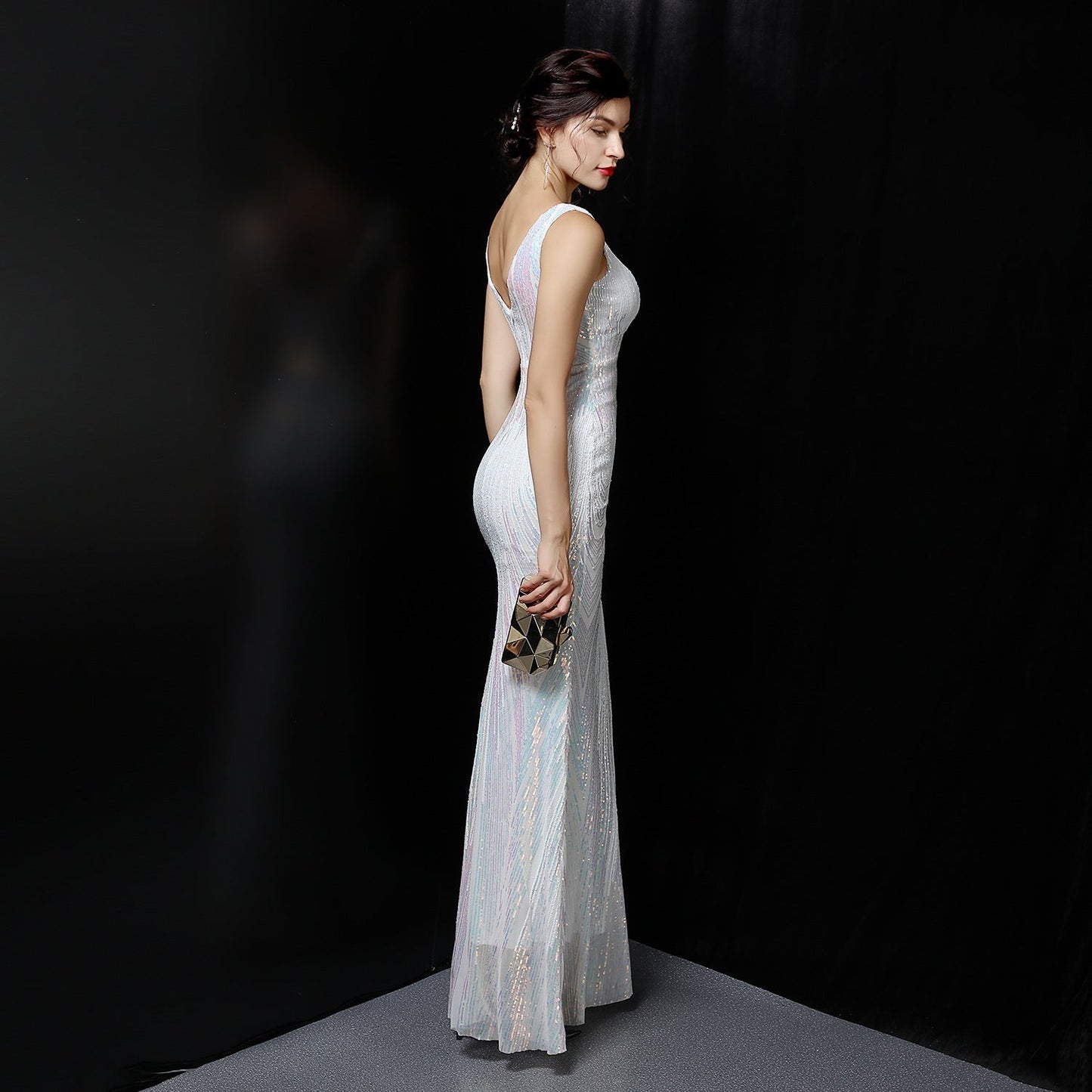 Ava Colorful Sequin Formal Dress