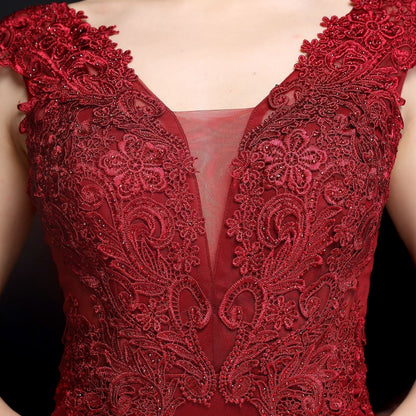 Amelia embroidered sequined fishtail dress