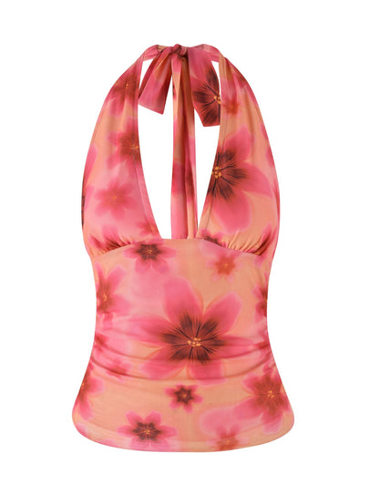 FRANCIS TOP - MULTI : OMBRE : FLORAL