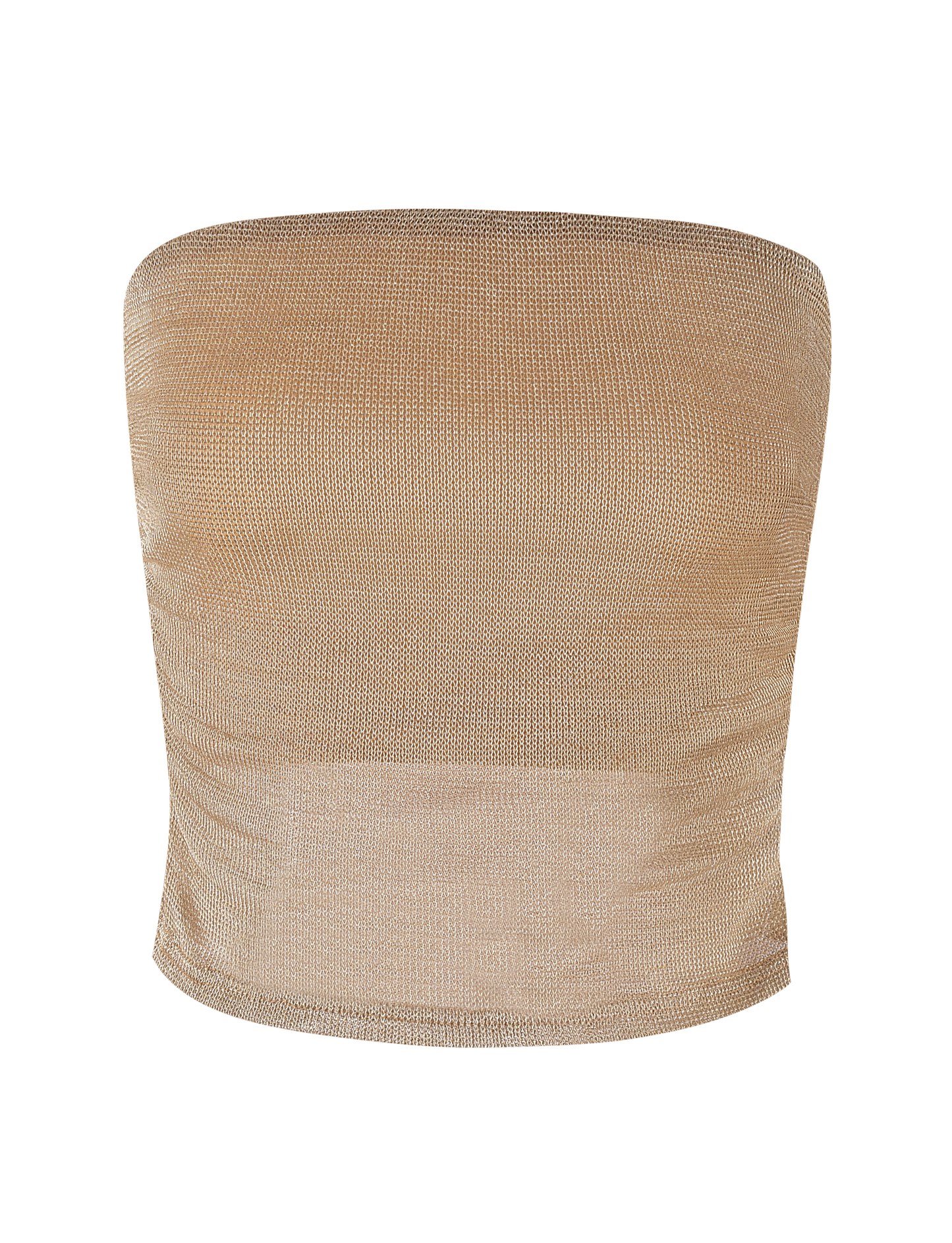 HARRIETT TUBE TOP - GOLD