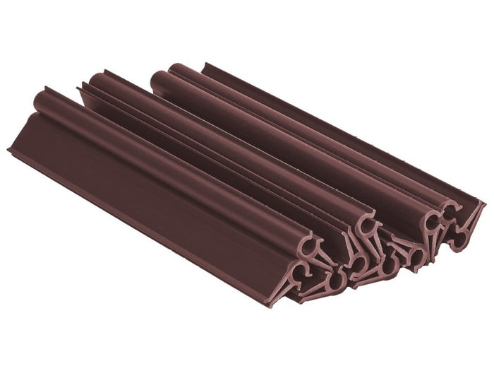 Aialindi kinnitusklamber 10 tk RAL8011 pruun