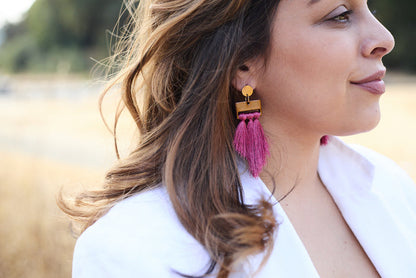 Ana Earrings Olive