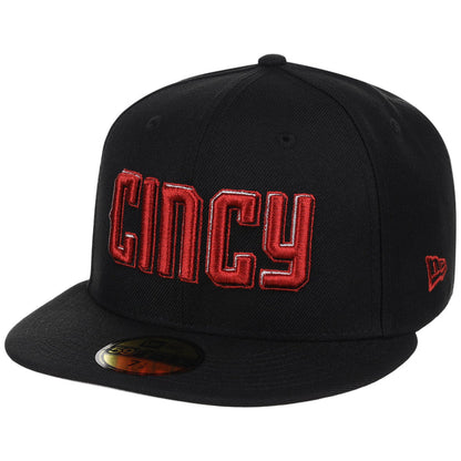 Cincinnati Reds MLB City Connect - Black Metallics New Era 59FIFTY
