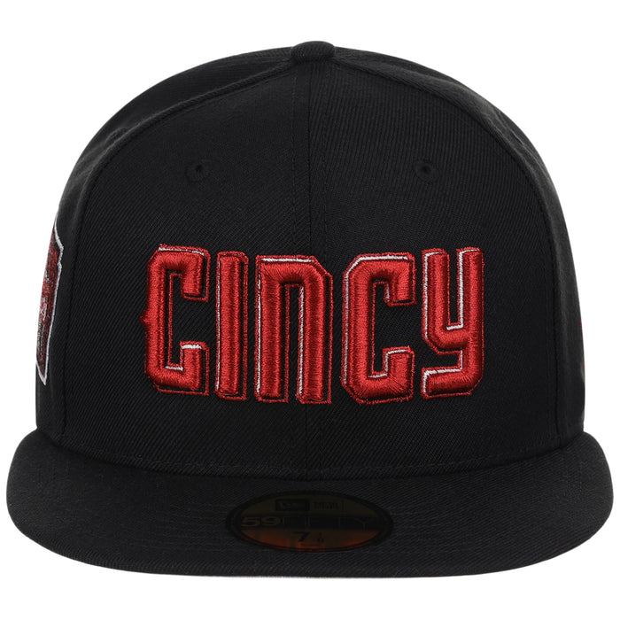 Cincinnati Reds MLB City Connect - Black Metallics New Era 59FIFTY