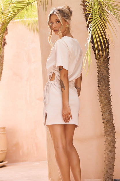 City Sunlight Mini Dress - Stone