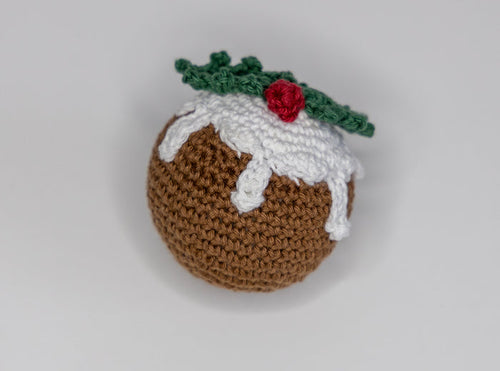 Crochet Chrismas Pudding Ornament