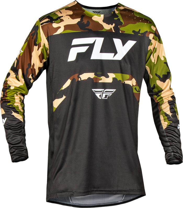 FLY RACING ADULT RAYCE BICYCLE JERSEY BLACK/CAMO