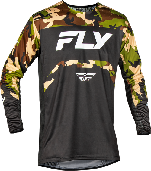 FLY RACING ADULT RAYCE BICYCLE JERSEY BLACK/CAMO
