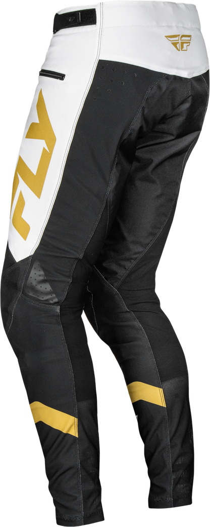 FLY Racing Youth Rayce Pant White/Black/gold  2025