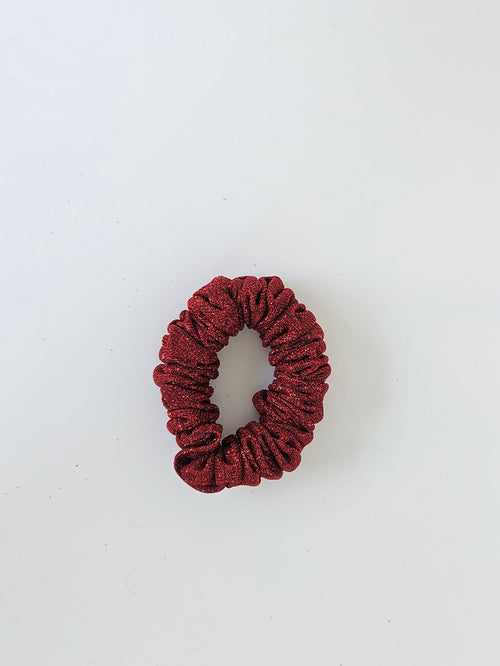 Glitter Scrunchie Red