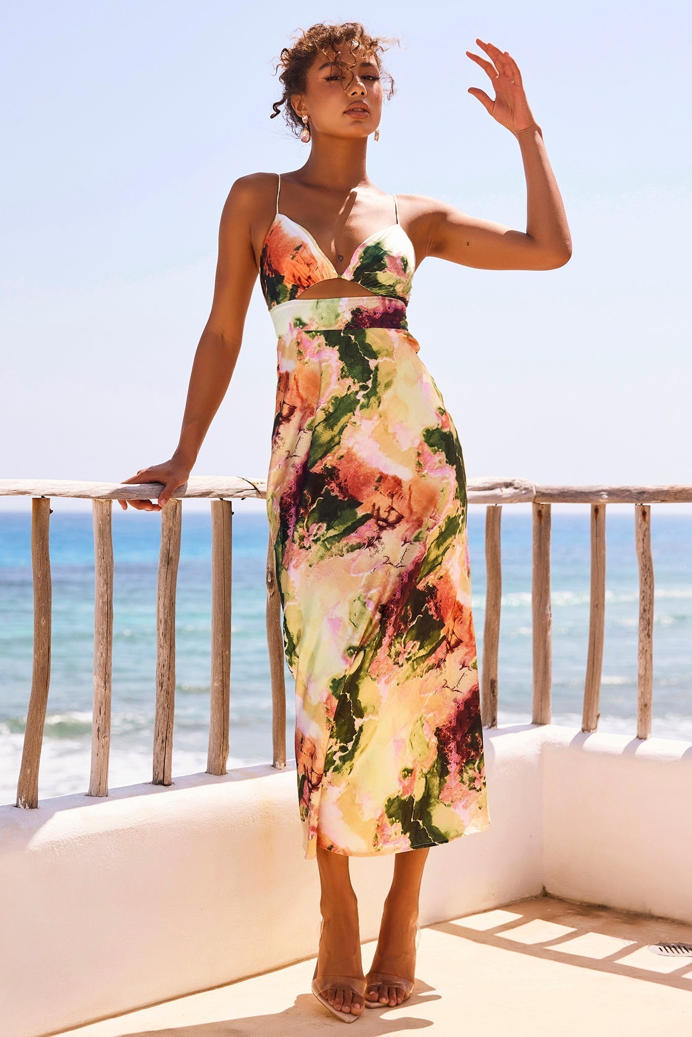 Ivy Midi Dress - Multi