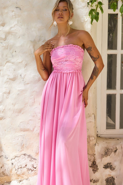 Jules Maxi Dress - Pink