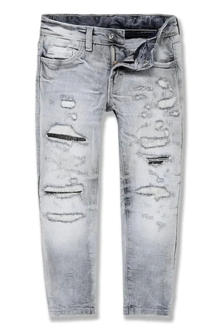 KIDS JORDAN CRAIG BAYSIDE RIP & REPAIR DENIM (JET BLACK) JS355RK
