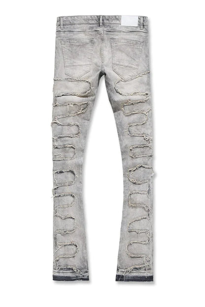 MARTIN STACKED - PYTHON DENIM-JTF1130