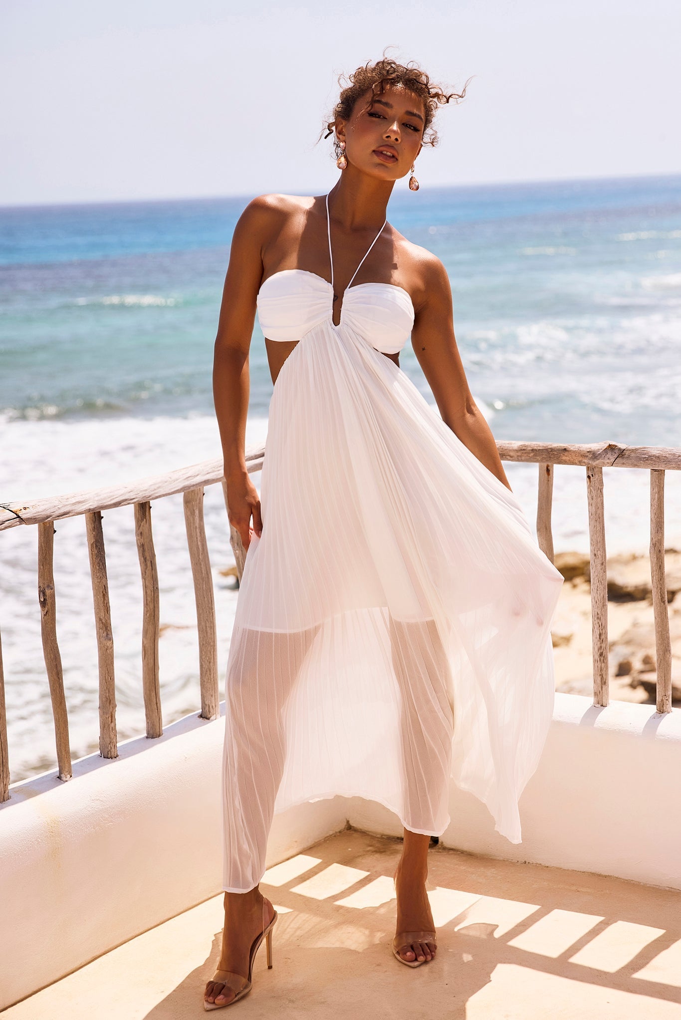 Martini Maxi Dress - White