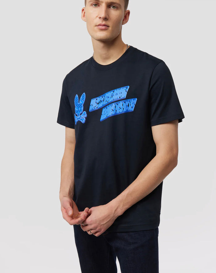Mens Pisani Logo Graphic Tee-SP23-B6U751X1PC