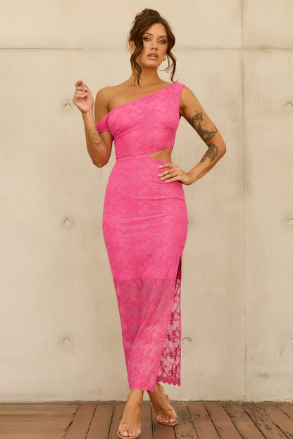 Moon Child Maxi Dress - Fuchsia