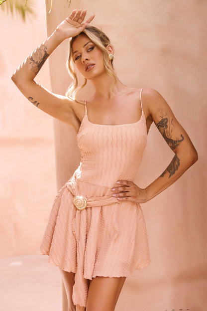 Peak Show Mini Dress - Mocha
