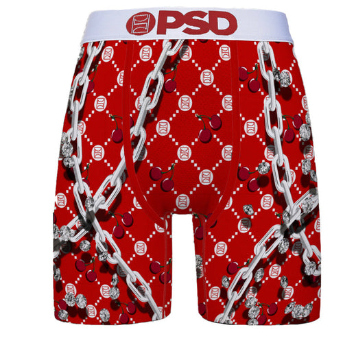 PSD Authentic Cherry Lux Emblem Mens Red Boxer Brief 422180208
