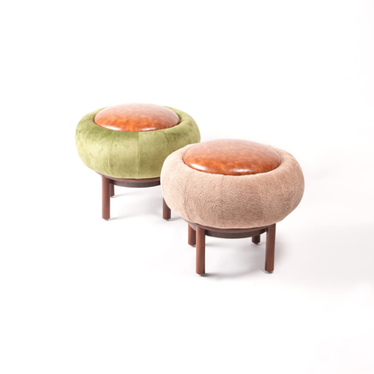 Pumpkin Stool angled pair view