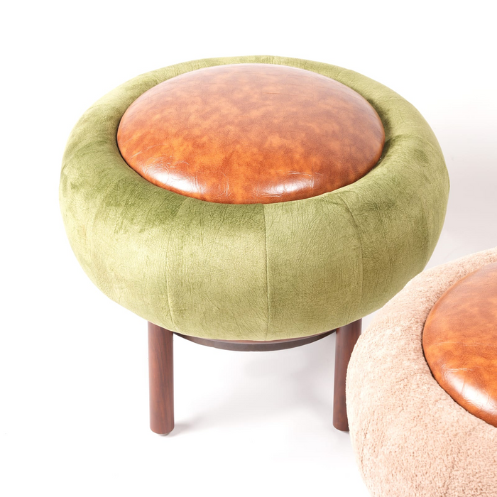 Pumpkin Stool green detail view