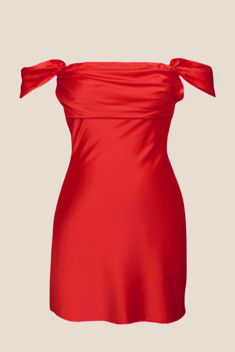 Off the Shoulder Hot Pink Mini Party Dress