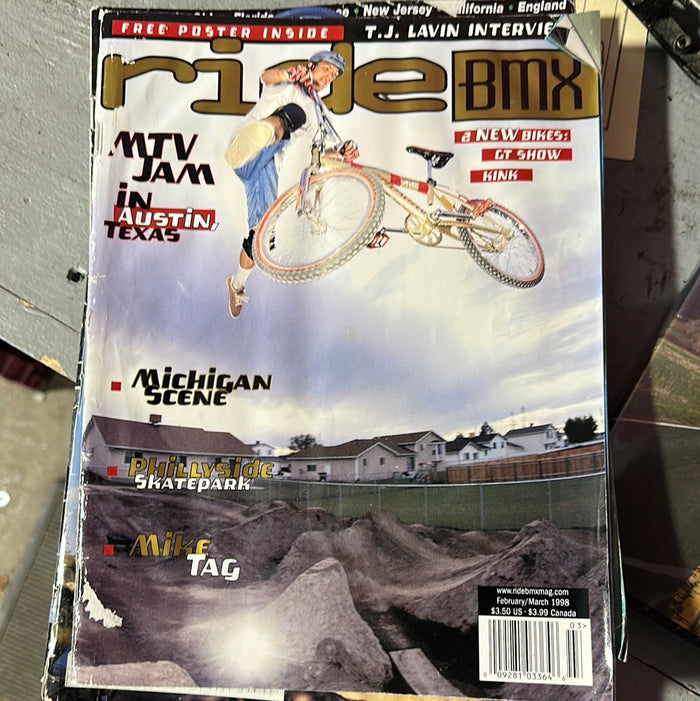 Ride BMX Magazine back issue 1998