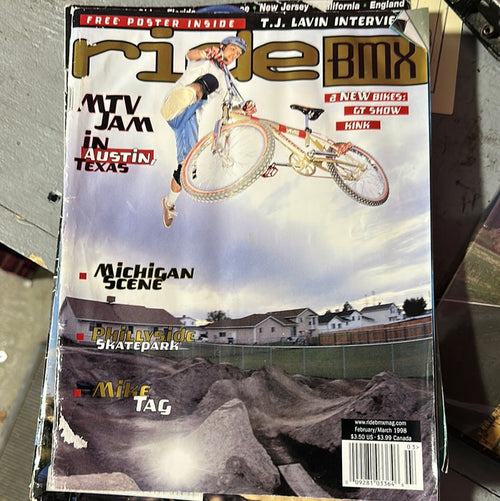 Ride BMX Magazine back issue 1998