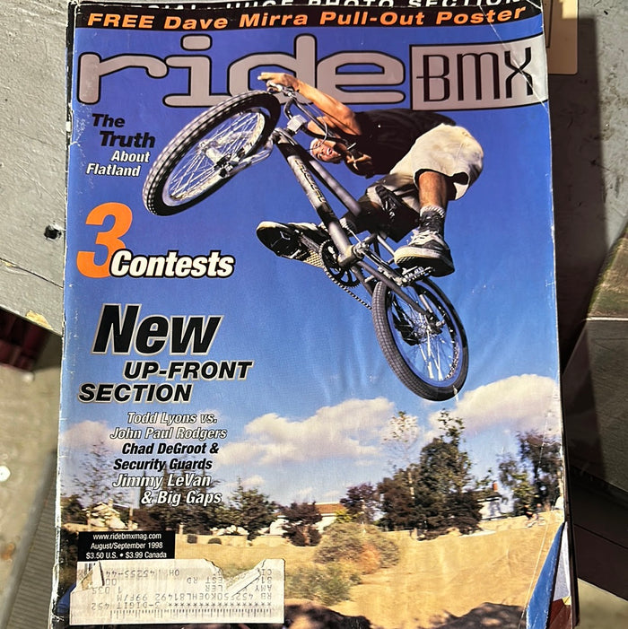 Ride BMX Magazine back issue 1998