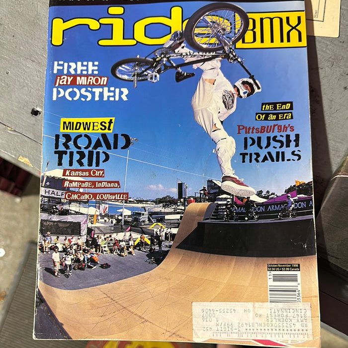 Ride BMX Magazine back issue 1998