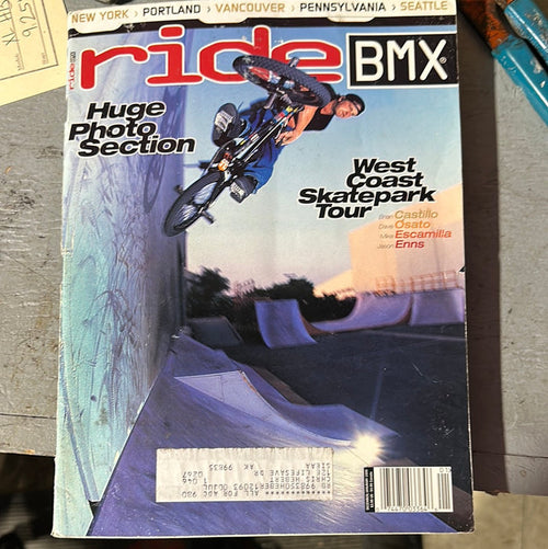 ride bmx  magazine back issues 1999