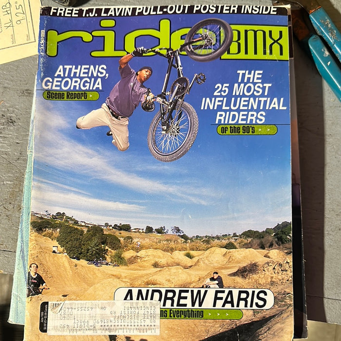 ride bmx  magazine back issues 1999