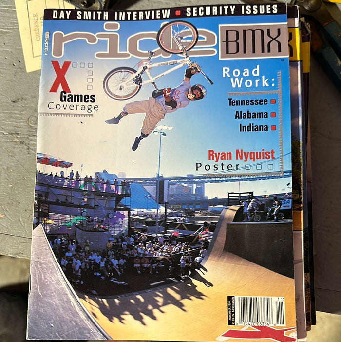 ride bmx  magazine back issues 1999