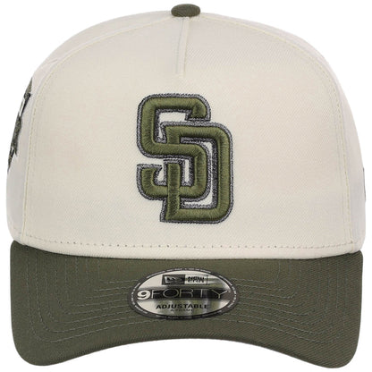 San Diego Padres MLB Chrome Olive New Era 9FORTY