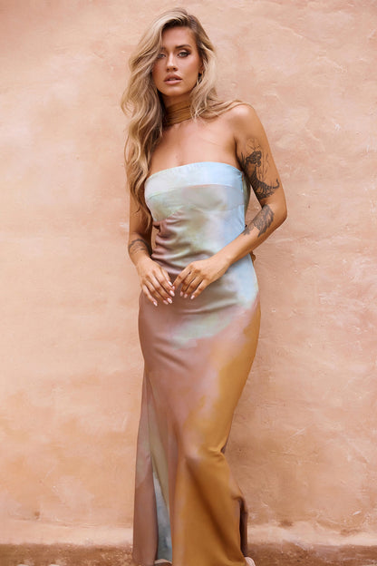 Santorini Mirage Maxi Dress - Multi