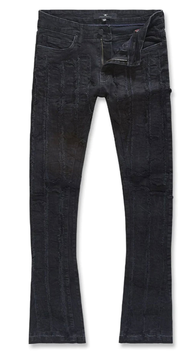 SEAN STACKED - BRAZEN DENIM (JET BLACK) Jrf1107