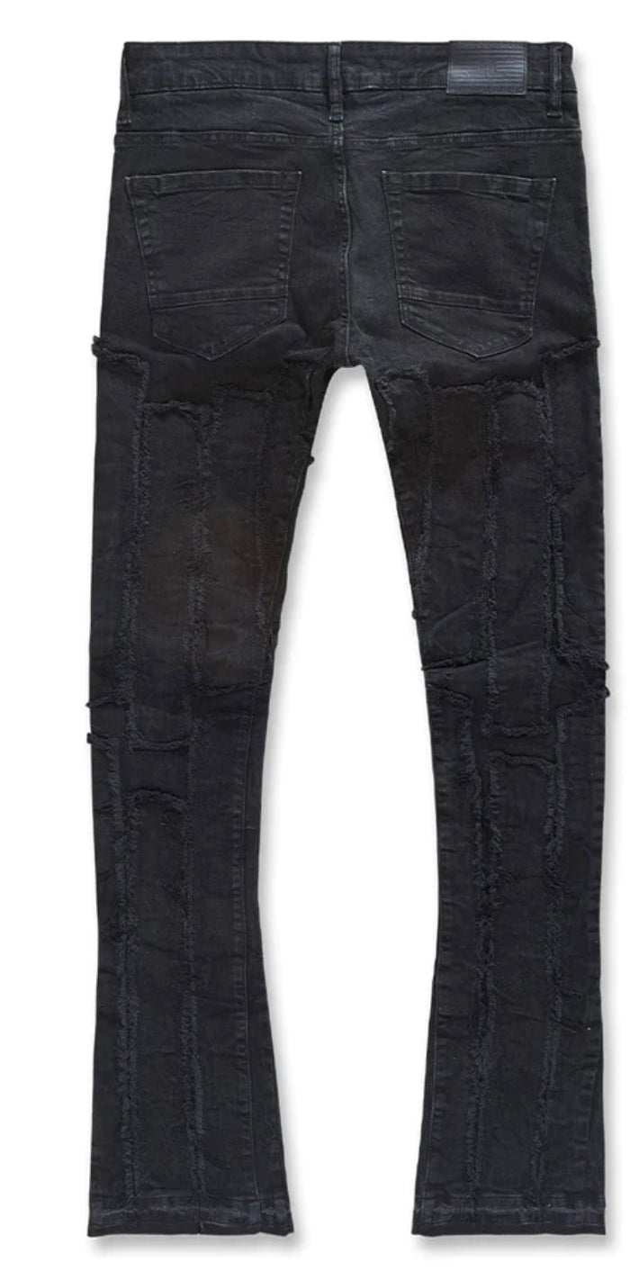 SEAN STACKED - BRAZEN DENIM (JET BLACK) Jrf1107