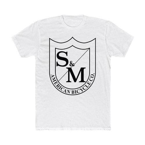 S&M BIG SHIELD T - WHITE