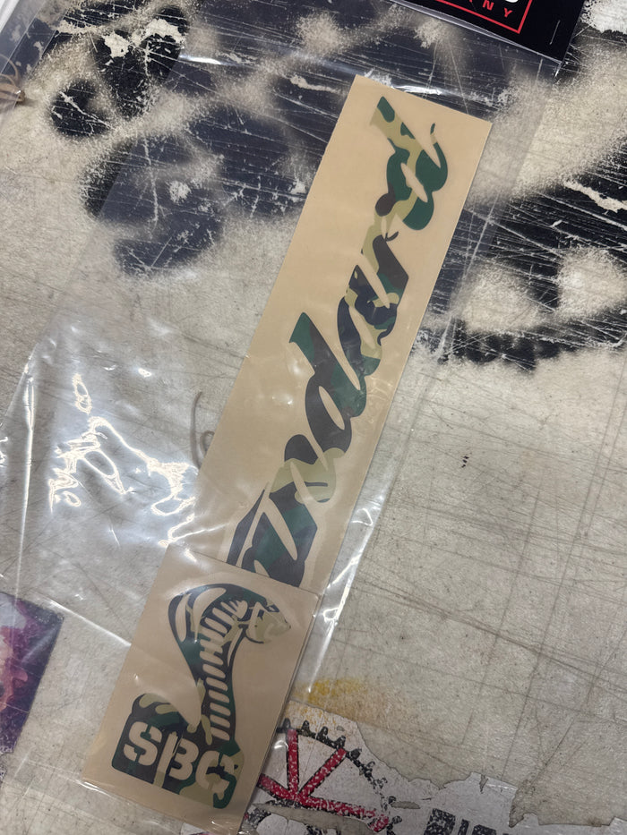 Standard byke Frame script sticker kit