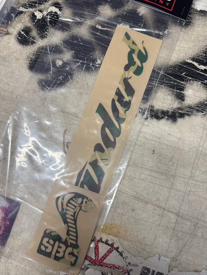 Standard byke Frame script sticker kit
