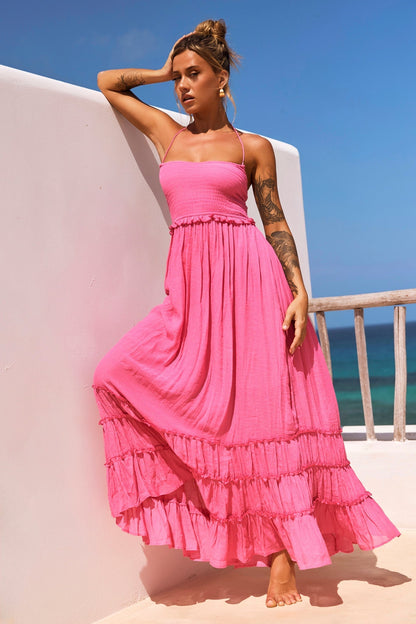 Sun Setter Maxi Dress - Pink