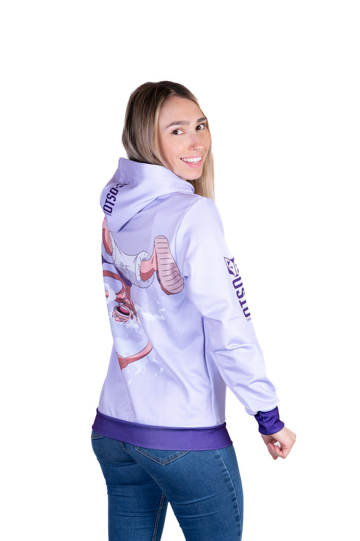 Sweat à capuche - One piece egghead luffy gear5 purple
