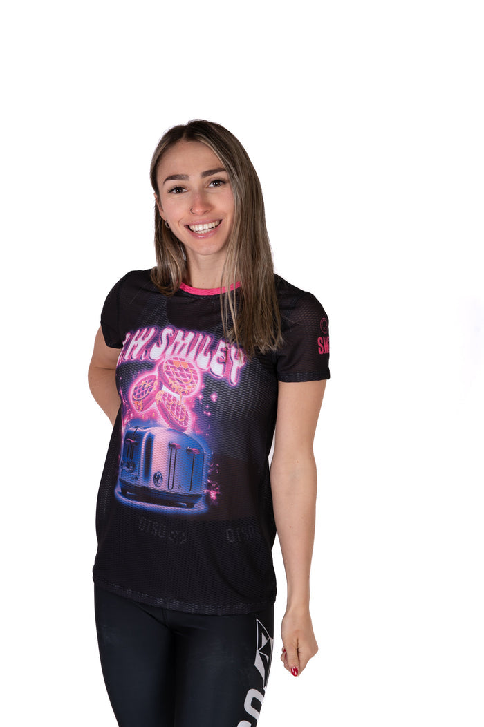 T-Shirt Femme - S.W.Smiley Concrete Canvas Toaster