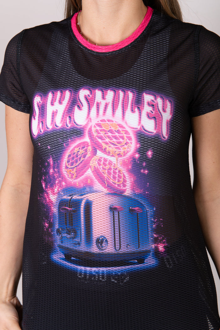 T-Shirt Femme - S.W.Smiley Concrete Canvas Toaster