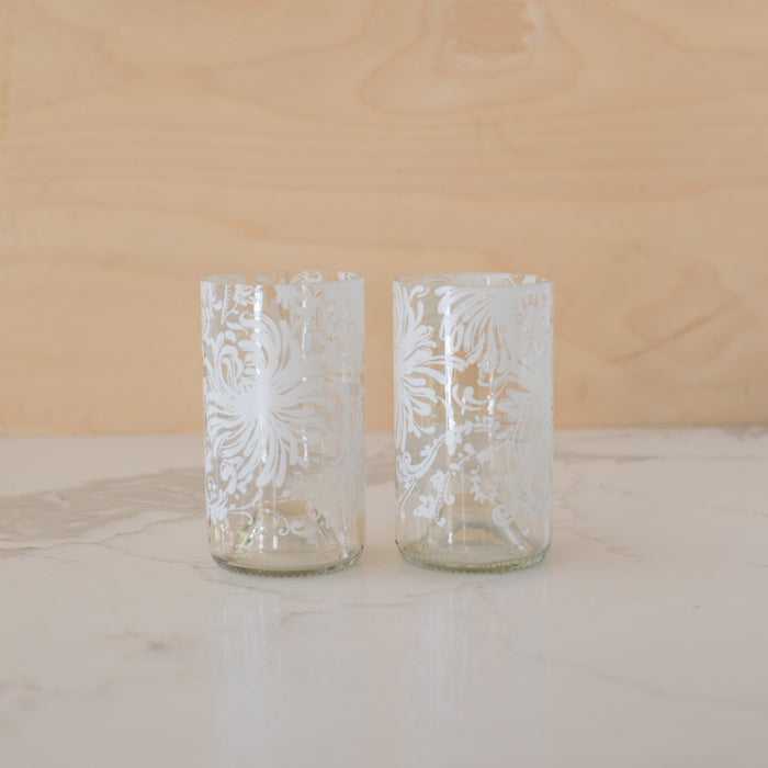 Taylor Upcycled Wine Bottle Glass Set of 2